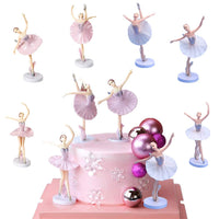 8 x Brand New SUNSK Cake Topper Ballerina Birthday Cake Decorations Kids Cake Decoration Dance Cake Decoration 6 Pieces - RRP €182.4