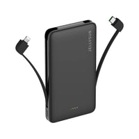 1 x RAW Customer Returns JELLYSUB Power Bank with 2 Built-in Cables, Power Bank 10000mAh USB C 22.5W QC4.0 and PD3.0 Fast Charging 3 Outputs, External Cell Phone Batteries Compatible with iPhone 15 14, iPad, Samsung and More - RRP €34.27