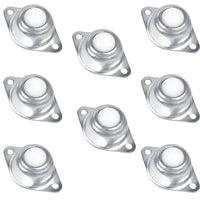 1 x Brand New yufana Pack of 8 nylon tapered roller bearings, flat ball rollers, ball rollers, furniture rollers, transfer bearing, nylon ball rollers, transfer bearing conveyor roller, small, for furniture machines, toys - RRP €15.73