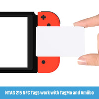 1 x RAW Customer Returns NTAG215 NFC Cards, PVC Cards NTAG 215 NFC White Labels Compatible with TagMo and Amiibo for All NFC-Enabled Smartphones and Devices 40  - RRP €16.13