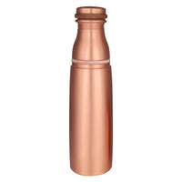 1 x RAW Customer Returns Zap Impex Pure Copper Water Bottle, Leak Proof Glass Bottle for Ayurvedic Health Benefits, Spa, Yoga, Hiking, 900ml - RRP €29.99