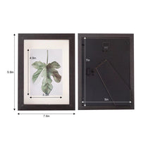 1 x RAW Customer Returns Houstimi 3D picture frame for filling, picture frame wood, 13 x 18 cm, 2 pack, black photo frame made of solid wood and real glass for objects up to 1.5 cm - RRP €18.34