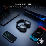 1 x RAW Customer Returns Razer Barracuda X - Wireless multiplatform gaming and mobile headset USB-C wireless multiplatform connectivity, 250 g ergonomic design, 40 mm drivers, 20 hours battery life Black - RRP €139.99