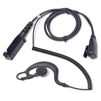 1 x RAW Customer Returns HYSHIKRA Sepura Headset Compatible with Sepura STP8000 STP9000 SC20 SC21 Radios G-Shape  - RRP €31.25