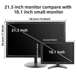 1 x RAW Customer Returns Wstirhy 10.1 inch Monitor 1920x1200 IPS LED Screen Small Monitor with HDMI VGA AV BNC USB, CCTV Monitor for PC, Computer, Built-in Speaker - RRP €73.61