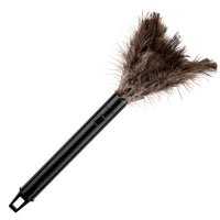 14 x Brand New Ostrich feather duster, feather duster with telescopic handle, ostrich feather dust brush for effortless dusting, antistatic original ostrich feather duster for rooms, living rooms - RRP €112.7