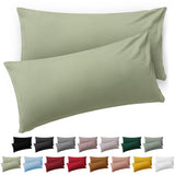 1 x RAW Customer Returns Blumtal pillowcase 40x70cm with hotel closure - set of 2 pillowcases, light green, pillowcase made of soft microfiber - washable pillowcase, Oeko-TEX certified - for pillows 40x70cm - RRP €11.99