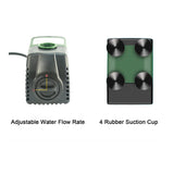 1 x RAW Customer Returns Water Pump 25W 1500L H, Waterproof, AolKee Small Water Pump Submersible Pump 2 Nozzles for Pond Fountain Aquarium Garden Garden Pond Pump Water Pump Aquarium - RRP €19.38