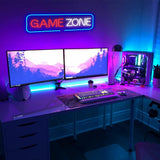 1 x RAW Customer Returns Game Zone Neon Sign Neon Light Gaming Neon Gamer Light Led Sign Gaming Room Decoration Usb Powered Neon Light Game Neon Sign for Game Room Playroom Gaming Setup Decoration Teenager Gift - RRP €22.99