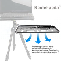 1 x RAW Customer Returns koolehaoda Projector Tray Holder Laptop Stand, for 1 4 -3 8 Tripod Bracket Mounting and Arca Compatible Ball Head - RRP €38.96