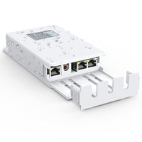 1 x RAW Customer Returns VIMIN 2-Port Gigabit PoE Extender for Outdoor Use, 1-in-2-Out PoE Repeater with 1000 Mbps, IEEE802.3af at Compatible, IP65, Extends Power and Data Transmission by Additional 100 m - RRP €34.99