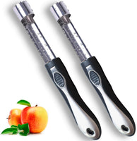 1 x Brand New Pack of 2 Professional Apple Peeler, Apple Corer Made of Stainless Steel, Remove Apple Core - RRP €6.94