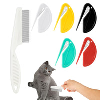 10 x Brand New Pet Knotting Comb, De-matting Knife Cat, De-matter with Steel Blade, De-matting Tool for Dogs, Grooming Knife for Long-Haired Pets, Perfect for Removing Matting - RRP €180.0