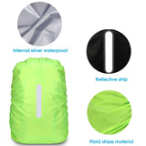 43 x Brand New WKTRSM Waterproof Backpack Cover Rain Protector Backpack Cover Rain Water Resistant Protector for Travel Camping Hiking Backpacks 30L-45L Green  - RRP €343.57