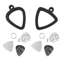 1 x RAW Customer Returns Hsthe Sea 2 Set Guitar Pick Case, Guitar Pick Necklace with Cool Guitar Picks for Electric Guitar, Bass, Ukulele, Guitarists, Pick Storage - RRP €20.4