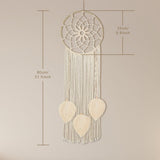 7 x Brand New Nice Dream Large Dream Catcher, Macram Wall Hanging for Room, Handmade Cotton Tassel for Wedding Decoration - RRP €119.98