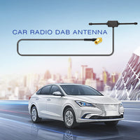 2 x RAW Customer Returns Eightwood DAB Antenna SMB Adapter DAB Car Radio Patch Aerial Glass Mount Windshield with Right Angle Plug 3 Meter 9.8ft Antenna for Car Radio MULTI-WAY - RRP €31.98