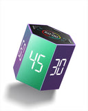 1 x RAW Customer Returns Ticktime Pomodoro Timer, Timer, Productivity Cube Timer, Pause Resume, Silent, Vibration and Alarm, for Work, Learning, 5 15 25 30 45 60min and Custom Countdown Purple - RRP €39.99