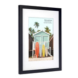 1 x RAW Customer Returns kennethan picture frame black 30x40cm set of 2 - with passepartout 21x30 cm A4 , photo frame with acrylic glass for hanging - RRP €20.16