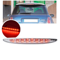 1 x RAW Customer Returns NSLUMO 1 Piece Clear Lens Red LED For Mini R50 R53 2002 2003 2004 2005 2006 Chrome LED Rear Third Brake Light Lamp - RRP €39.99