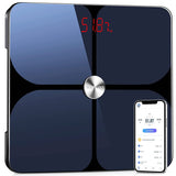 1 x RAW Customer Returns ITO body fat scale, YOUNGDO Bluetooth personal scale, digital scale with APP for iOS and Android, measurement of 19 body data, unlimited users, maximum load capacity 180 kg - RRP €36.68