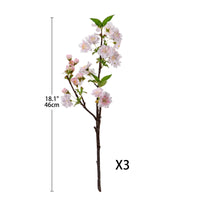 1 x RAW Customer Returns Briful Set of 3 Artificial Flowers Like Real Spring Decorative Flowers White Peach Blossom Spring Flowers Artificial Branches 94 cm Long Stems for Flower Arrangement Home Decoration - RRP €27.19