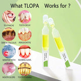 1 x Brand New TLOPA ampoule toothpaste, 20 pieces TLOPA ampoule essence toothpaste, TLOPA ampoule tooth serum, 3V fruit acid tooth whitening disposable essence toothpaste removal of tartar and plaque - RRP €10.07