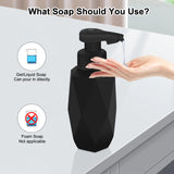 3 x RAW Customer Returns Automatic Soap Dispenser, 320ml Automatic Liquid Soap Dispenser, Electric Soap Dispenser with Infrared Motion Sensor, Type-C Charging, IPX5 Waterproof for Kitchen, Bathroom, Hotel - RRP €72.57