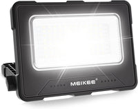 1 x RAW Customer Returns MEIKEE 60W LED construction spotlight 10000MAH LED work light battery spotlight 4 light modes camping lamp portable 5 brightness solar USB charging battery lamp for camping, garage, construction, repair, emergency - RRP €27.72