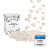 1 x RAW Customer Returns Mia Milano rose petals white dried I 50 g real rose petals ideal as wedding decoration - preserved petals 3 years shelf life romantic gift for women with rose scent - RRP €20.06