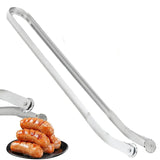 2 x RAW Customer Returns BBQ Sausage Turning Tongs for Cooking, 38CM Rotating Grill Tongs, Kitchen Tongs Grill Tongs for Cooking, with Smooth Rollers on the Top, BBQ Sausage Turning Tongs - RRP €26.14