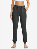 1 x RAW Customer Returns SAFORT 71cm inseam women s jogging pants made of 100 cotton, leisure sweatpants, training pants gym with 3 pockets, high waist jogger running pants, charcoal gray, XL - RRP €27.99