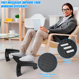 1 x RAW Customer Returns Victop Adjustable Desk Footrest, With 6 Adjustable, Ergonomic Desk Footrest with Massage Function, for Home Office Travel - RRP €23.99