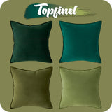 1 x RAW Customer Returns Topfinel cushion cover 30x30 velvet set of 4 green gradient cushion covers cushion cover sofa cushion decorative cushion cover decoration for sofa bedroom living room children s room - RRP €19.99