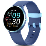 1 x RAW Customer Returns DIGEEHOT Children s Smartwatch, Fitness Bracelet Tracker Children, IP68 Waterproof Activity Tracker, 19 Sports Modes, Pedometer, Heart Rate Monitor, Gifts for Children and Teenagers Blue  - RRP €30.24