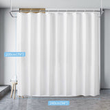 1 x RAW Customer Returns Carttiya shower curtain 240 x 200 cm textile bathroom curtain made of polyester, anti-mold, waterproof, washable fabric bathroom curtain shower curtains with 16 shower curtain rings and weighted hem - RRP €21.99