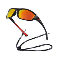 1 x RAW Customer Returns besbomig Polarized Cycling Glasses Men Women Sports Sunglasses UV400 Protection Lightweight, Casual Fashion Sunglasses with Rope Strap, for Skiing, Driving, Running, Fishing, Golf - RRP €12.99