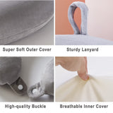 3 x RAW Customer Returns Ecosafeter travel pillow - perfect neck support pillow made of memory foam, neck pillow, compact and lightweight, quickly packed, for traveling in the car, plane, train - RRP €39.3