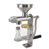 1 x RAW Customer Returns Oil Machine, Easy Operation, Hot Cold Press Oil Press, Efficient for Kitchen - RRP €146.69