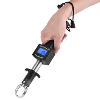 1 x RAW Customer Returns Fish lip gripper holder, digital fish scale with 1m tape measure ruler and 25 kg weight scale - RRP €38.99