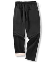 1 x Brand New zitysport Men s Jogging Pants Warm Winter Fleece Pants Drawstring Sports Pants Lined Sweatpants with Pockets Fleece Sweatpants Training Pants for Men L-Black  - RRP €40.33