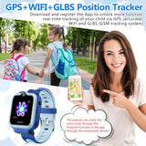 1 x RAW Customer Returns EURHOWING Kids Smartwatch with GPS Phone Watch, 4G WiFi Video Call Smart Watch with 360 Rotation Dual Camera SOS, Pedometer, Christmas Birthday Toy Gifts for Children Boys Girls - RRP €66.54