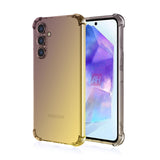 1 x Brand New Mfzifya Case for Samsung Galaxy A55 5G, Robust Bumper Mobile Phone Case Protective Case Four-Corner Airbag, Anti-Drop Dustproof Shockproof Case Black Gold  - RRP €21.6