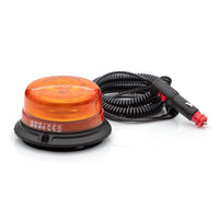 1 x RAW Customer Returns LED-MARTIN rotating beacon - XR20 ECO - 12V 24V - orange - yellow - magnetic base - 3.5m cable - ECE-R65 - compact design - RRP €50.41