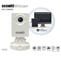 1 x RAW Customer Returns WittCam Weather Outdoor Camera HP10, Indoor-Outdoor WiFi-Connected Camera IP66 Waterproof, FOV150 Wide Angle 2 Million Pixels, Supports Ecowitt Server, Time Lapse Photography 5 10 15 20 25s - RRP €58.49