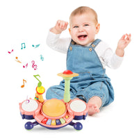 3 x Brand New Baby toy drum musical toy for children, Montessori toys for children aged 3 and over, interactive music and sounds for babies, gifts for girls and boys - RRP €55.26