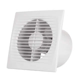 1 x RAW Customer Returns Bathroom Extractor Fan 15W air 152X97X102H mm Silent with integrated anti-mosquito valve, 180 m3 h, Ideal for bathroom kitchen toilet office - RRP €24.95