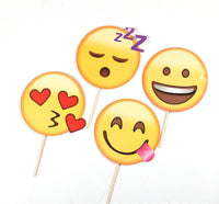 1 x RAW Customer Returns 12 pieces photo props wedding emoji photo booth props decorations Valentine s Day photo booth props for wedding wedding birthday party decorations - RRP €8.99