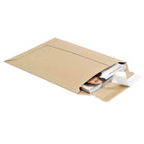 1 x RAW Customer Returns 25 Cardboard Shipping Envelopes 250 x 353 mm up to 50 mm Full Height Ideal for DIN A4 Cardboard 440 grams m2 Brown Self-Adhesive Closure for Documents Books Toppac tP335 25 Carton A4  - RRP €33.99