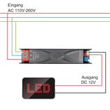 2 x RAW Customer Returns YAYZA 12V 60W LED Transformer, IP20 LED Driver 230V to 12V 5A, 60W LED Power Supply DC Low Voltage LED Constant Transformer LED Driver for LED CCTV Displays Four Steps  - RRP €50.4